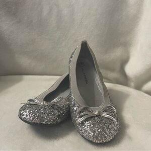 Falls Creek Sparkly Silver Flats